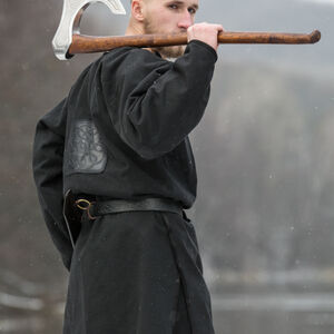 Costume viking en toile imperméable avec accents en cuir