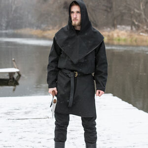 Veste fantasy « Ragnvaldur le Voyageur » avec la capuche