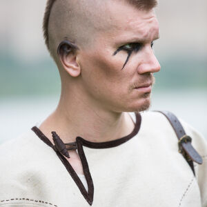 Veste viking blanche « Ragnvaldur le Voyageur » 