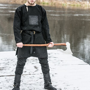 Costume viking veste noire « Ragnvaldur le Voyageur » 