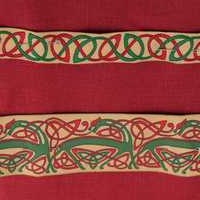Combinations de lin et passement pour la tunique robe médiévale Anne de Kiev