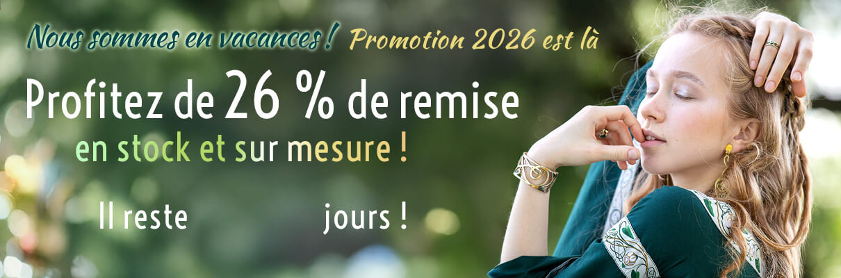 Nous sommes en vacances ! Promotion 2026 est là 26 % de remise en stock et sur mesure