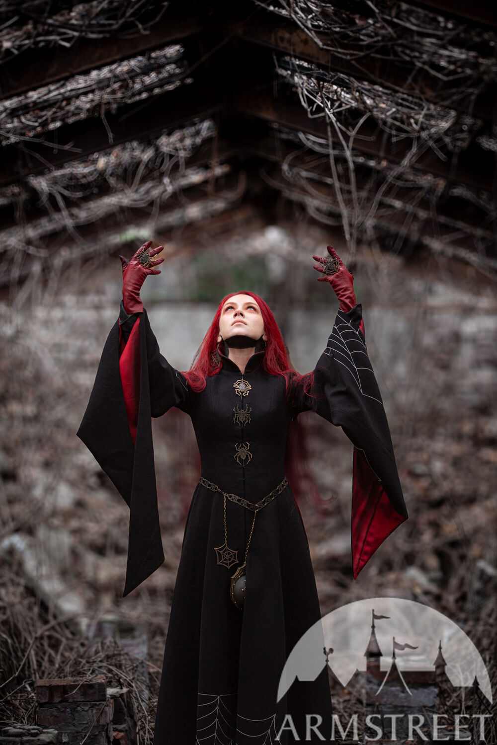 Manteau de sorcière noir