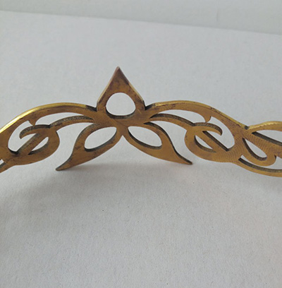 Sale Medieval Brass Circlet Trefoil