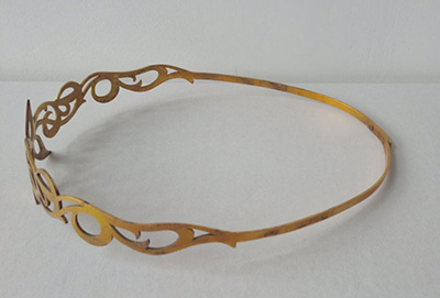 Sale Medieval Brass Circlet Trefoil
