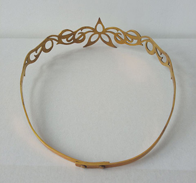 Sale Medieval Brass Circlet Trefoil