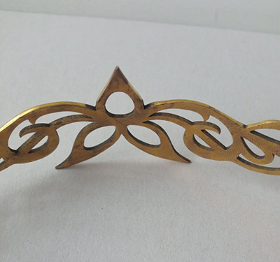 Sale Medieval Brass Circlet Trefoil