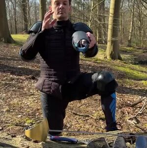 Plastic HEMA armguards swordplay bracers